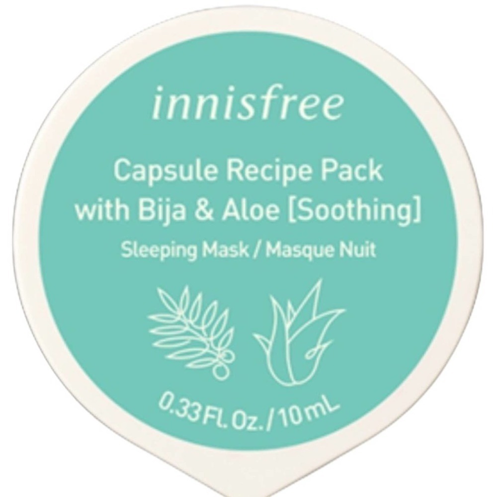INNISFREE Bija & Aloe Soothing Capsule Pack Single Use Face Mask